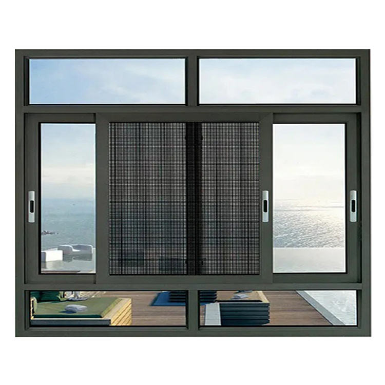 Aluminum Alloy Automatic Sliding Door Window Stainless Steel Mosquito Net Heat Insulation High Qualified House Bathroom Kitchen