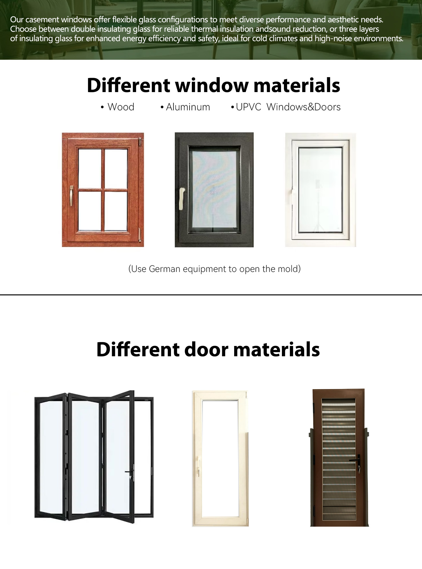 Modern Design Aluminum Alloy Stainless Steel Horizontal Sliding Windows Doors Magnetic Windproof Exterior Kitchen Warehouse 5