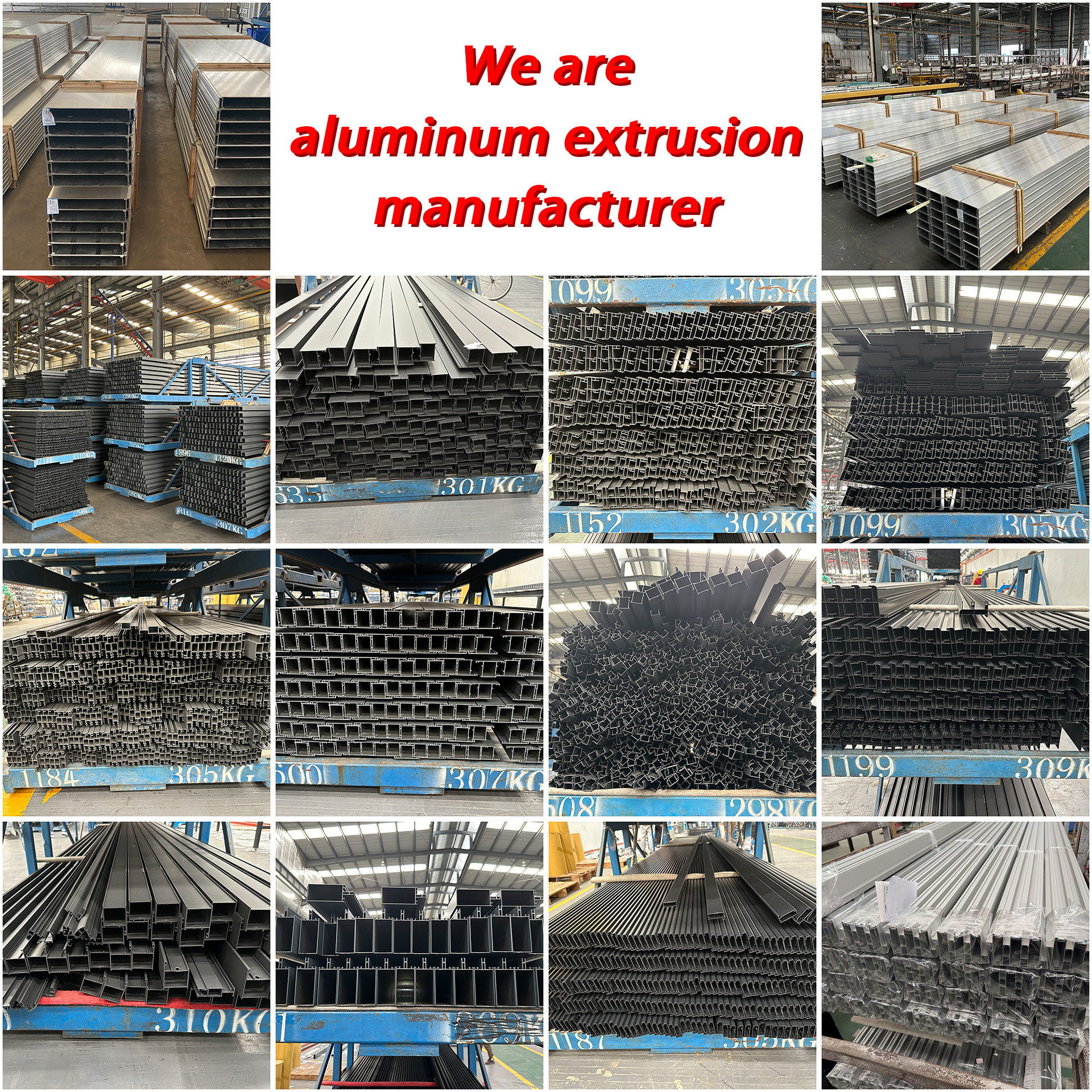 High Quality 6000 Series Aluminium Extrusion Profiles for Casement Sliding Windows and Doors with Cutting Service