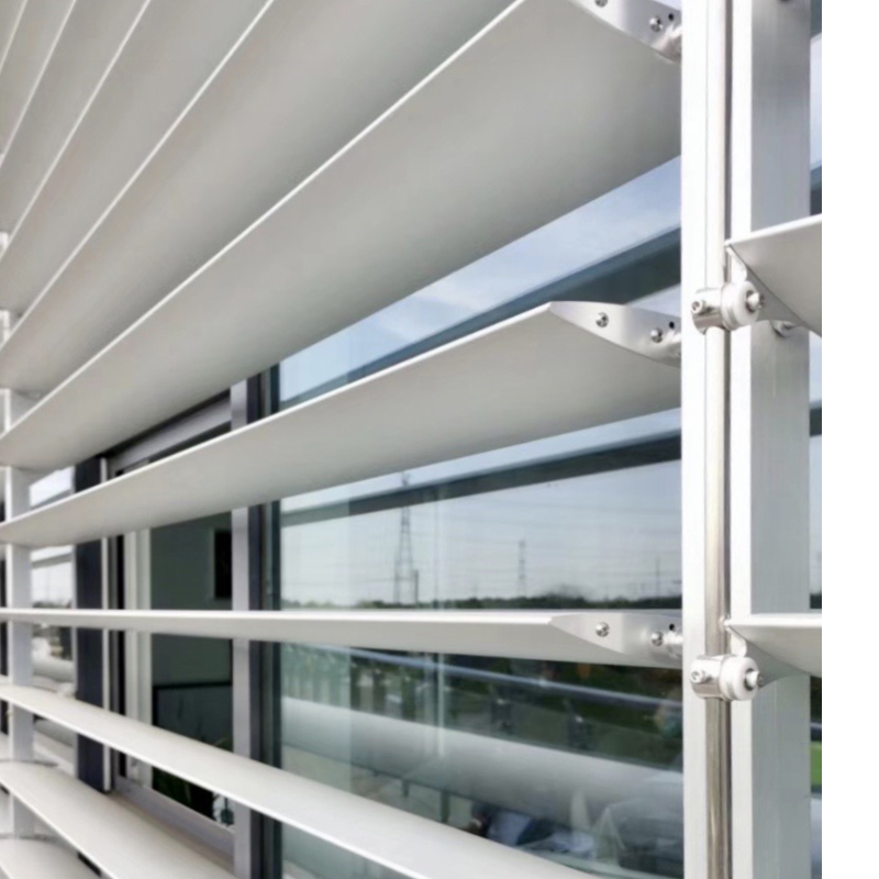 Factory Price windows Door Fence Louver Openable Privacy Screen Shutter Adjustable Louvers Aluminium