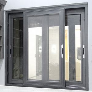 Aluminum Alloy Automatic Sliding Door Window Stainless Steel Mosquito Net Heat Insulation High Qualified House Bathroom Kitchen