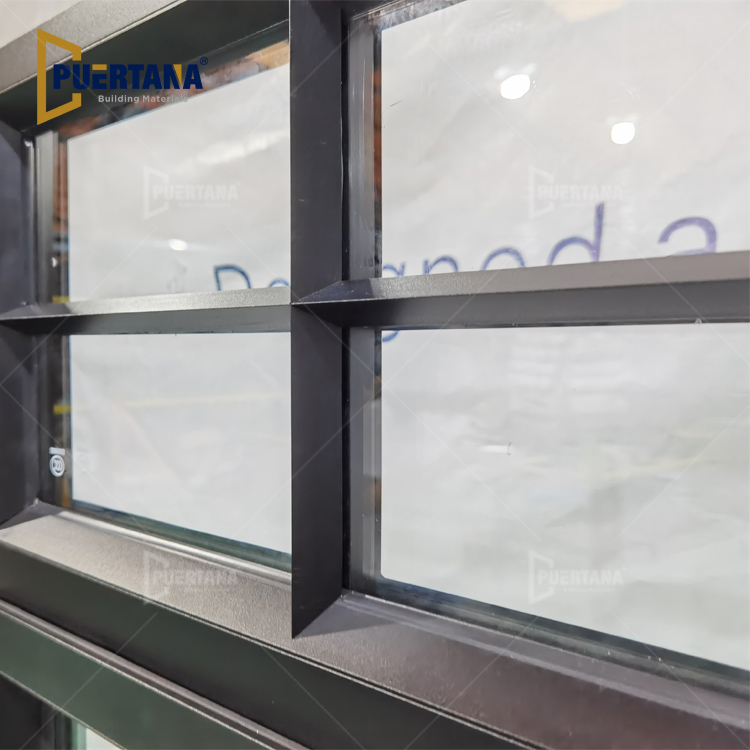 Crittall Style Industrial Old Steel Look Window Design Slimline Thermally Broken Aluminum Slim Frame Casement Window for Home
