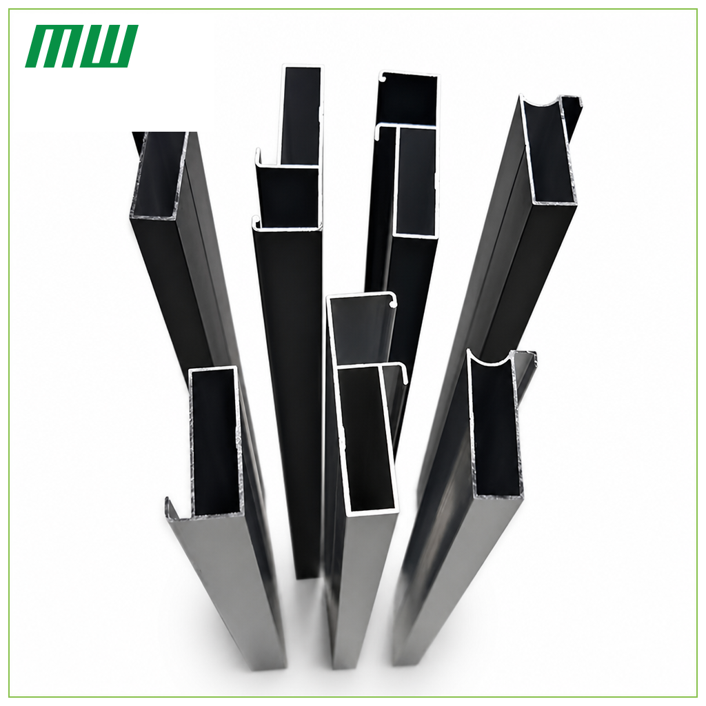 Wardrobe Doors Cabinet Doors 6000 Series Alloy Aluminum Extrusion Glass Frame Door Profiles Aluminum Kitchen Cabinet Profile