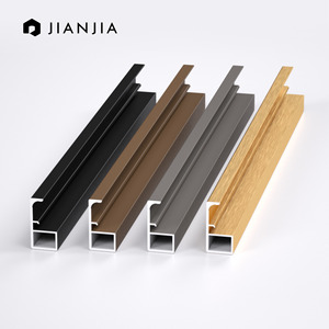 Modern Minimalist Wardrobe Furniture Glass Aluminum Profile Door Frame Wine Door Frame