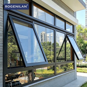 Rogenilan Australian AS2047 Double Glazed Aluminum Awning Window
