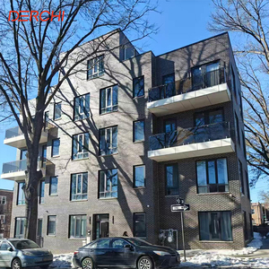 DERCHI NFRC American Apartment Project Anti-Impact Aluminium Casement Windows Soundproof Swing Double Glazed Windows And Doors