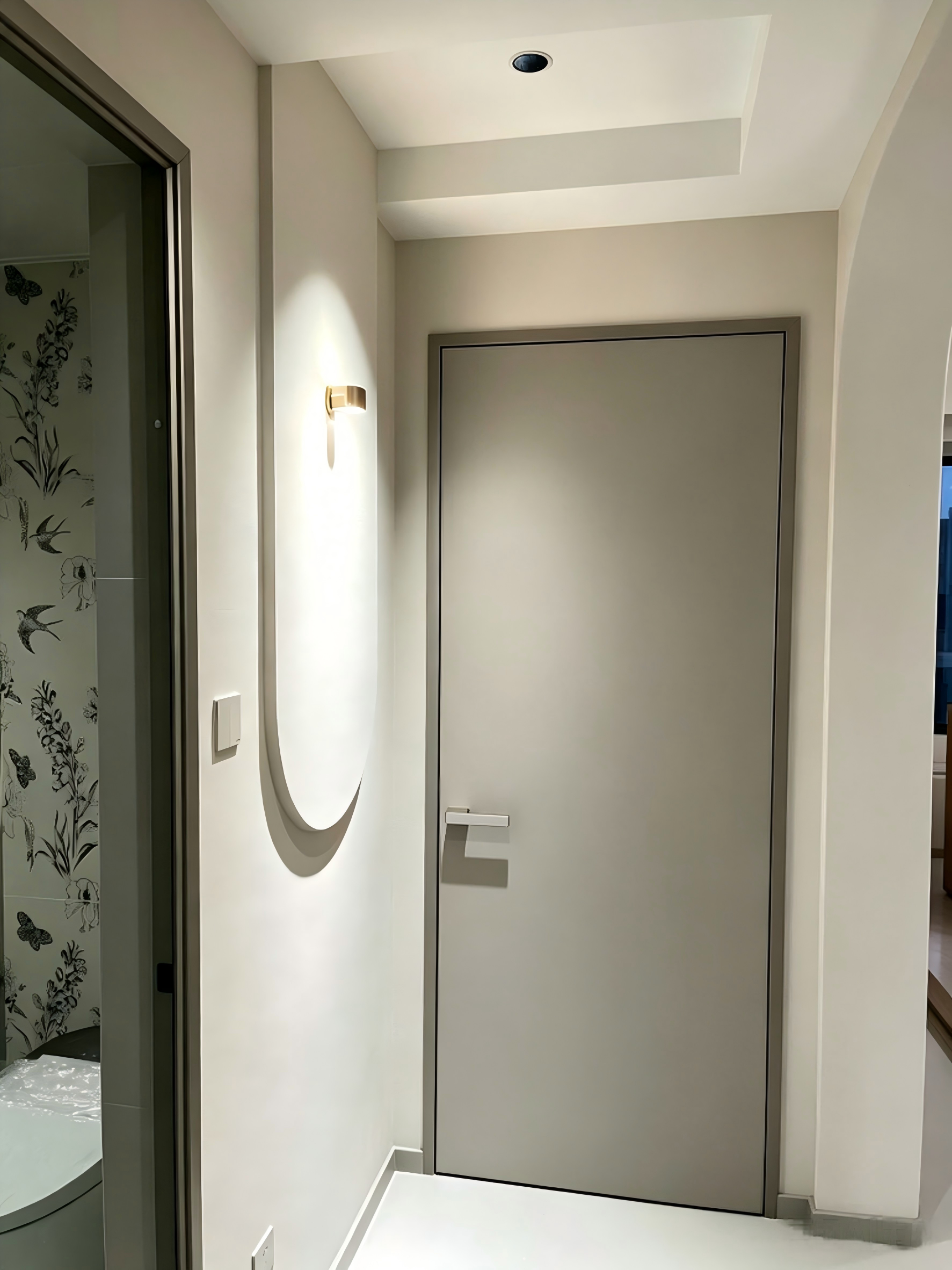 Modern Aluminium Sliding French Casement Swing Doors Thermal Insulation Waterproof Living Room Finished Surface Villas Interior