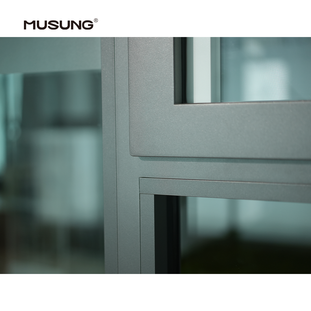 Residential Project Aluminum windows Doors Thermal Break Low E Glass Aluminium Casement Window