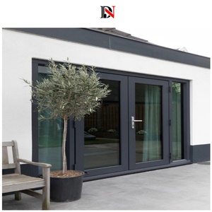 European Aluminum Frame Casement Glass Patio Door