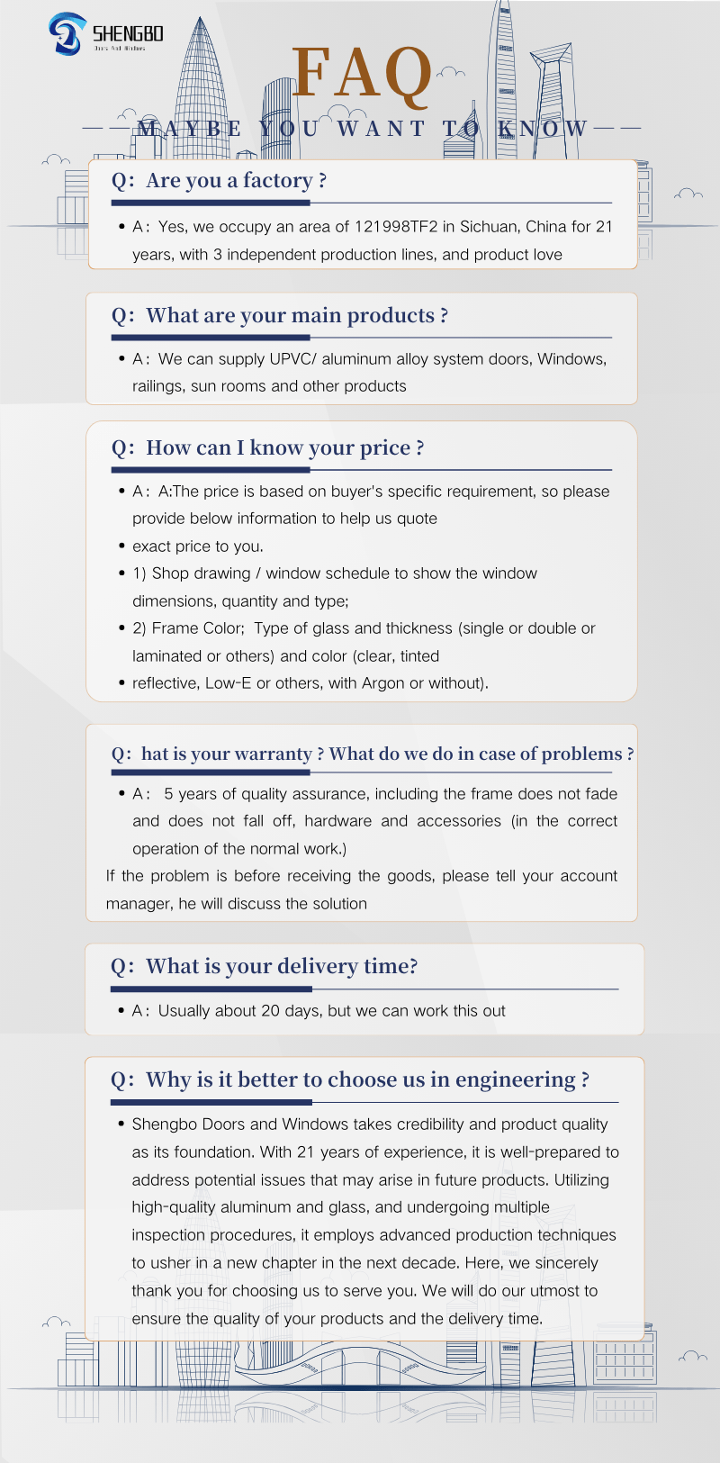 FAQ banner