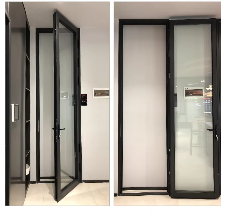 Forged French door ironwork