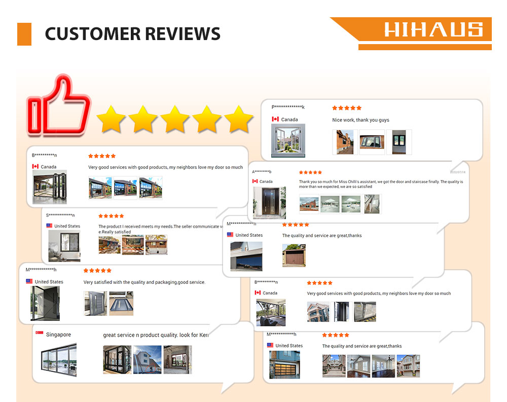 Hihaus Aluminum Sliding Windows for Houses Modern Bedroom Black Sliding Glass Windows with Shutters