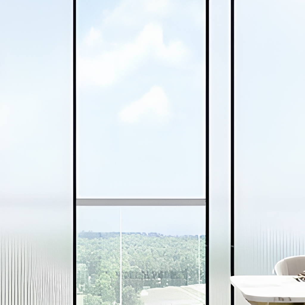 Aluminum Magnesium Alloy Thermal Break Sliding Door Double Glazing Frosted Glass Balcony Patio Interior Door