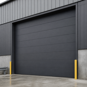 Insulated Industrial Anti-Theft Sectional Garage Door For Outdoor Use