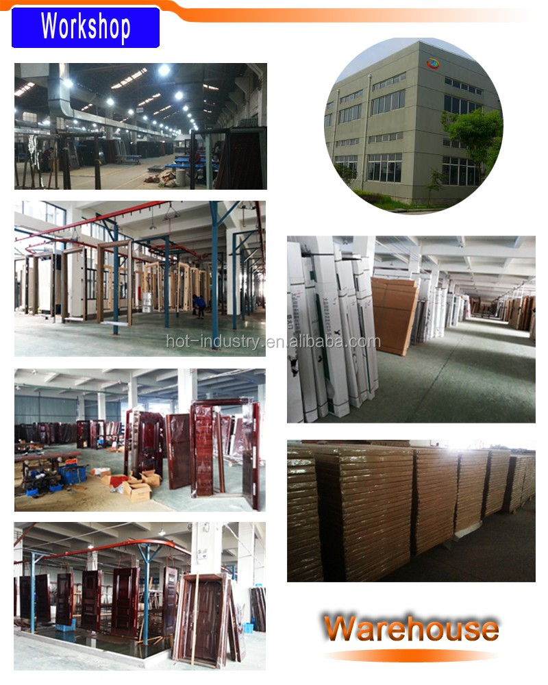Factory Price Aluminum Half Glass Door Design Bathroom Entry Doors