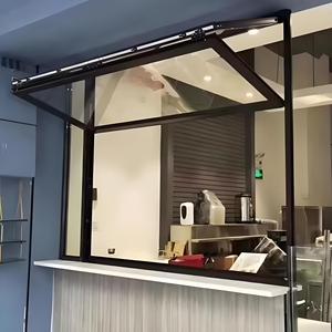 Soundproof Double Glazed Push-Up Bifold Kitchen Window