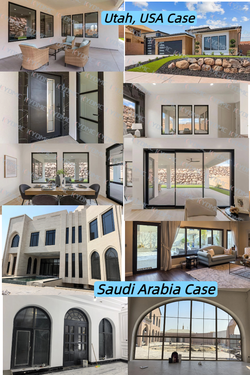 Customized Aluminum Double Glazed Sliding Door NFRC AS2047 Balcony Courtyard American Australia Contractor Lift and Sliding Door