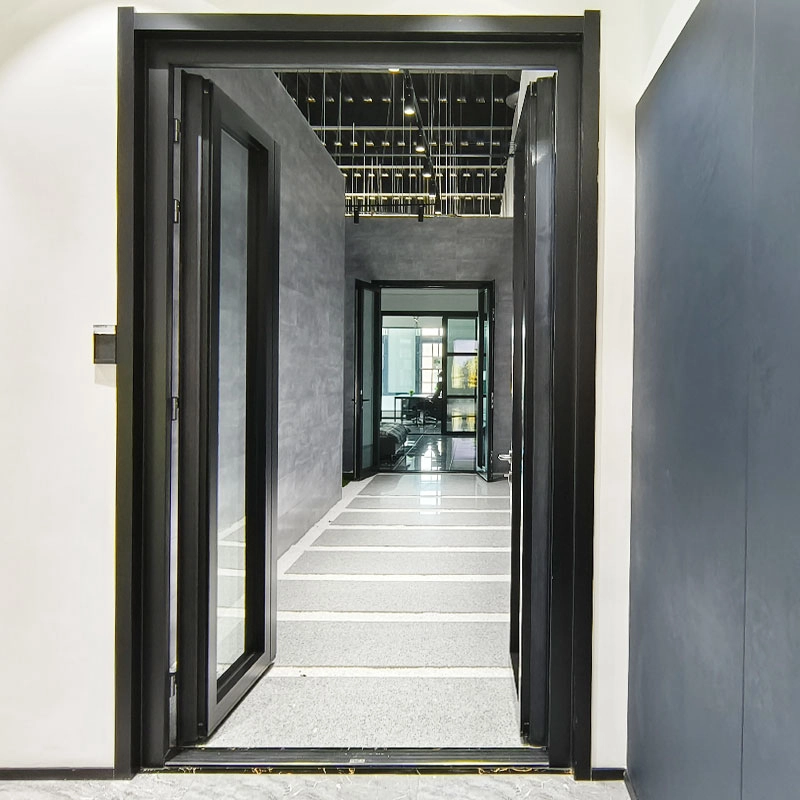 Custom Aluminum Insulated Glass Doors for Malls Workshops Offices Studios