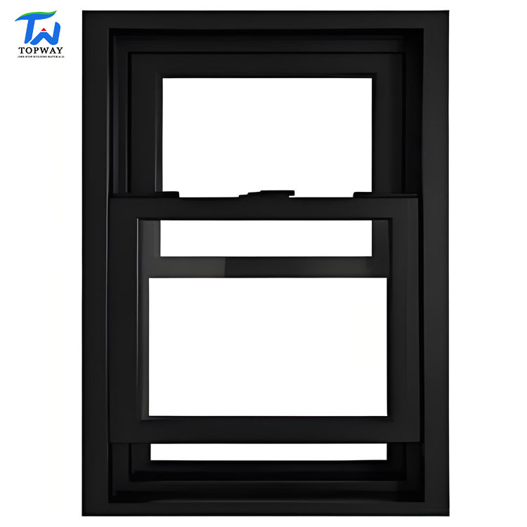 Modern Replacement Top Hung Sash Window Aluminum Exterior Vertical Sliding TW TW001 Total Project Solution