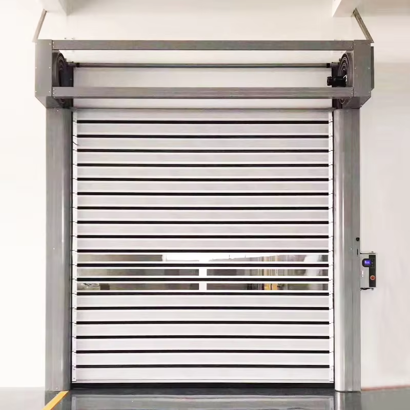 Tambour Door High-Speed Spiral Doors Turkish Antitheft Windproof Insulated Waterproof Feature Finished Composite for Warehouses