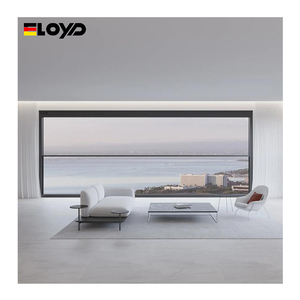 Eloyd Aluminum Automatic Vertical Sliding Window up and Down Glass for Villas' Exterior Lifting Balcony Window