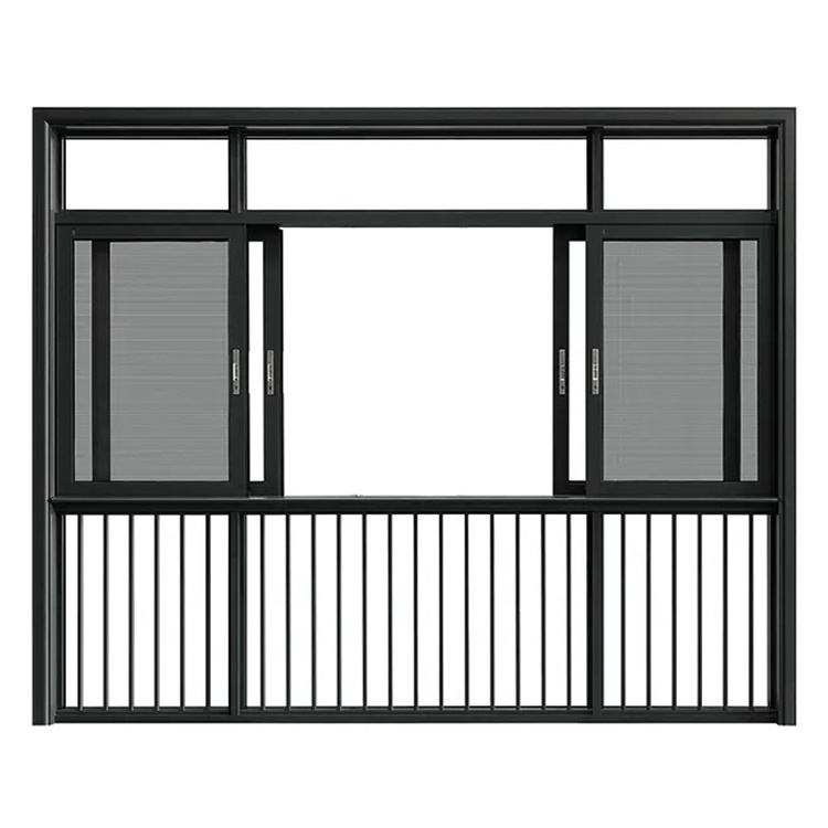 Aluminum Alloy Automatic Sliding Door Window Stainless Steel Mosquito Net Heat Insulation High Qualified House Bathroom Kitchen