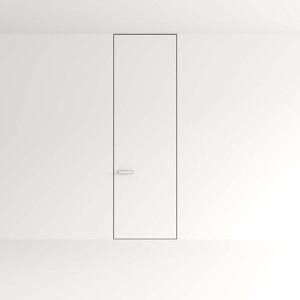 Modern Aluminum Wooden Flush Frameless Interior Door