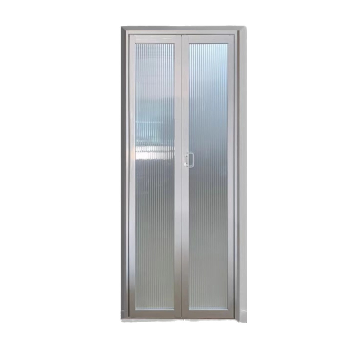 Small Foldable Minimalist Aluminum Alloy Frameless Glass Waterproof Shower Door Honeycomb-style Design Foshan-made 2016 Bathroom