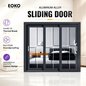 EOKO Thermal Break Aluminum Sliding Door U-Value 1.2