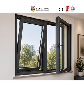 Double Glazed Aluminum Turn and Tilt Aluminium Casement windows