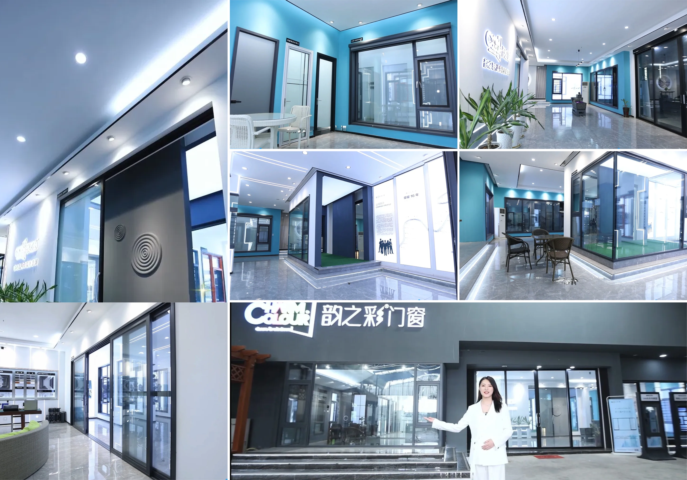 Aluminum Sliding Interior Patio Door Double Glazing Tempered Glass Balcony Door 2/3 Track Custom Size Bedroom Use Wholesale