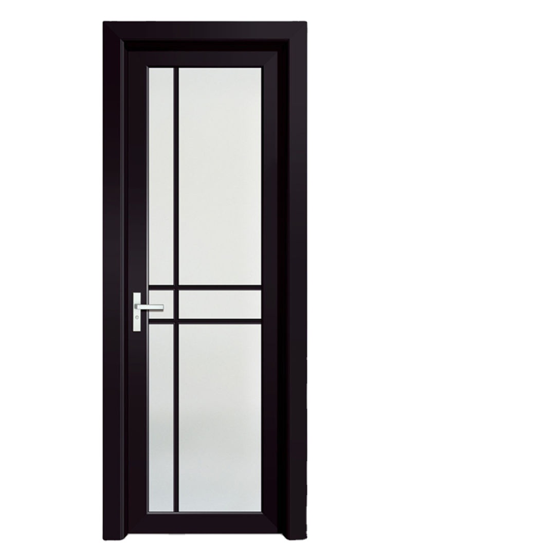 Bath Room Door Glass Apartment White Double Glass Casement Aluminium Door Type
