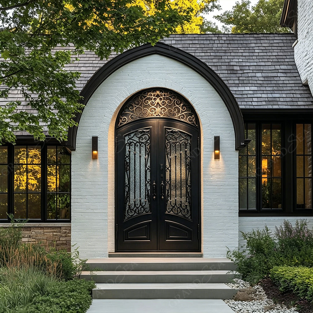 Custom Ornamental Exterior Entry Door