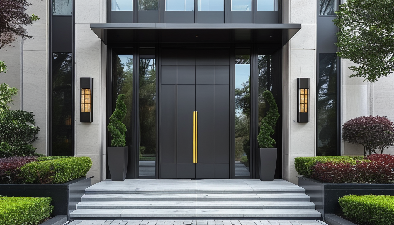 High security entry door for private residences