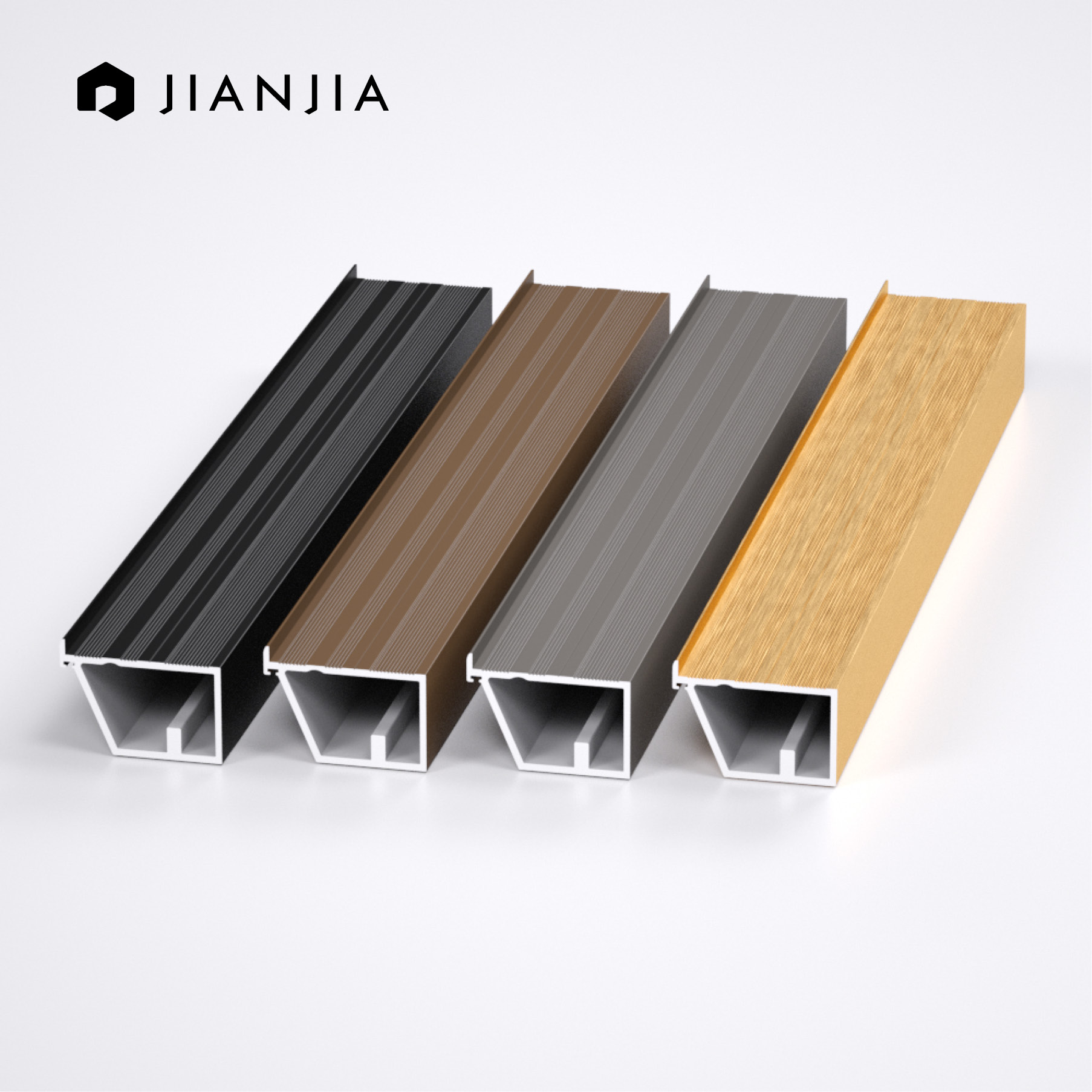 Matte Black Kitchen Cabinet Door with Aluminum Frame Anti-Corrosion Glass Aluminum Profile