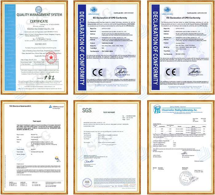 Factory Product Certifications