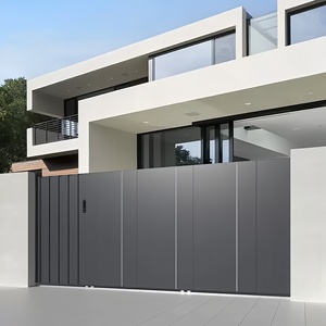 Solid Aluminum Entry Gate Modern House Entrance Security Door