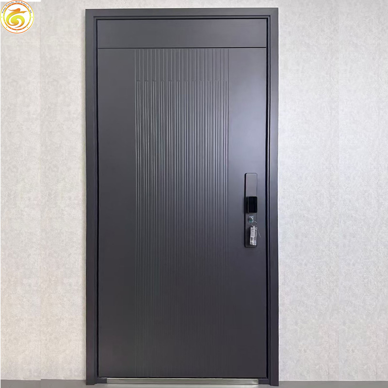 Security Main Pivot Front Doors for Aluminum Alloy Villa with Modern Glass Windproof Customized Stainless Steel