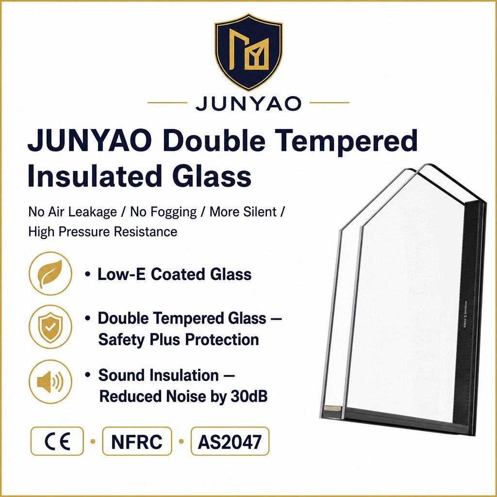JUNYAO Factory Smooth Glide Roller Track Concertina Fold Aluminium Accordion Doors NFRC CE AS2047 Hotel Residential Villa
