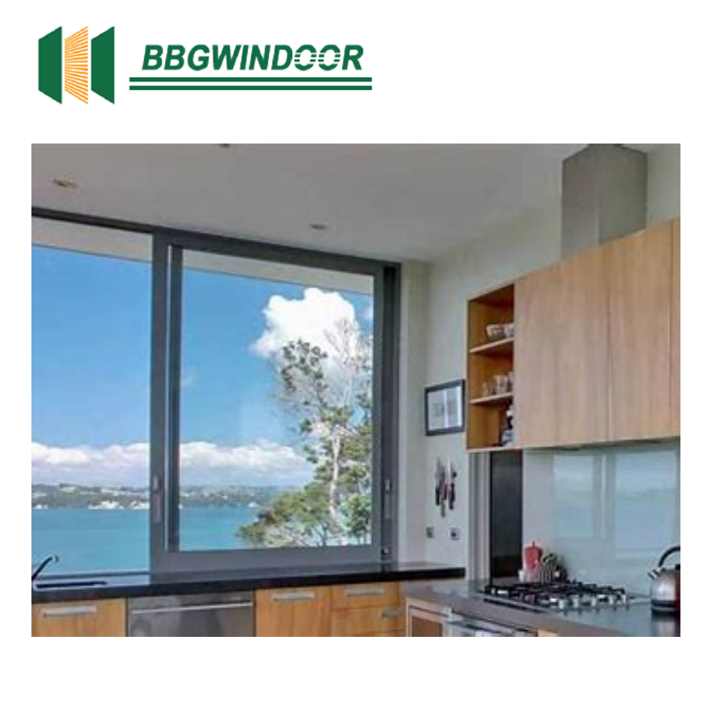 Lukliving Custom Latest China Manufacturer Best Quality Window with Hardware Aluminium Brown Color Sliding Window