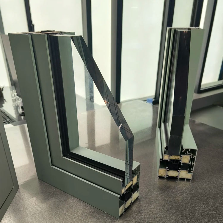 Custom 6063-T5 Architectural Thermal Break Aluminum Frame Profiles For Casement Doors And Windows, Greenhouse, Curtain Wall