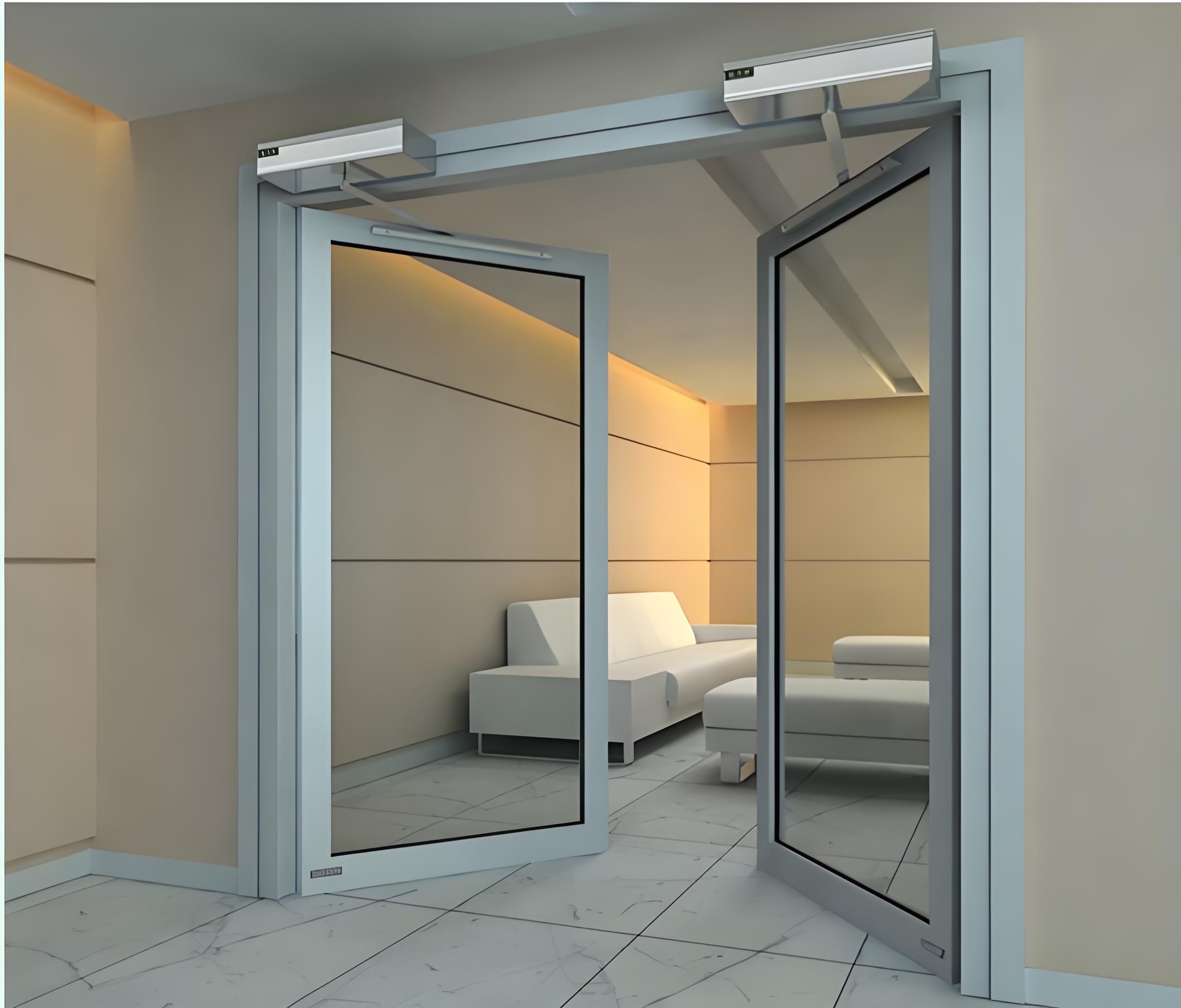 Aluminium Electric Swing Door