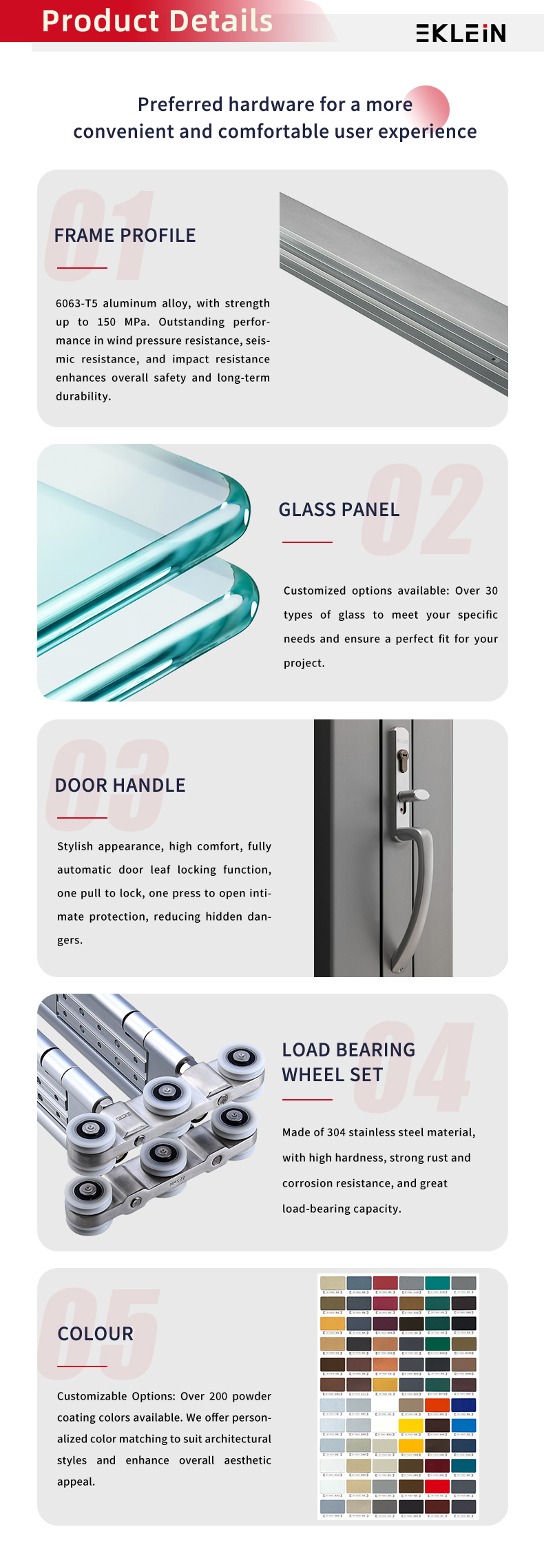 Folding Door Profile