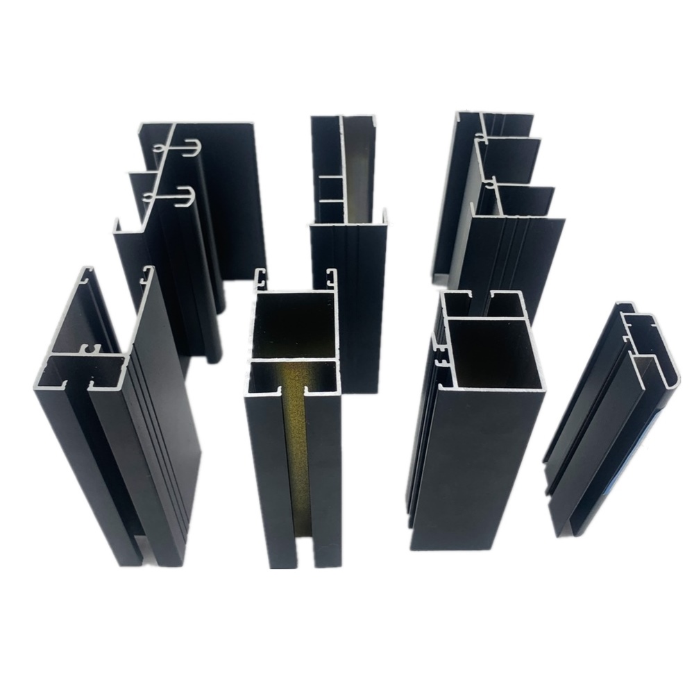 Aluminum Profile For Window And Door Extrusion Frame Glass Alloy Folding Custom Anodized 6063 T5 Slim Mosquito Net High Quality