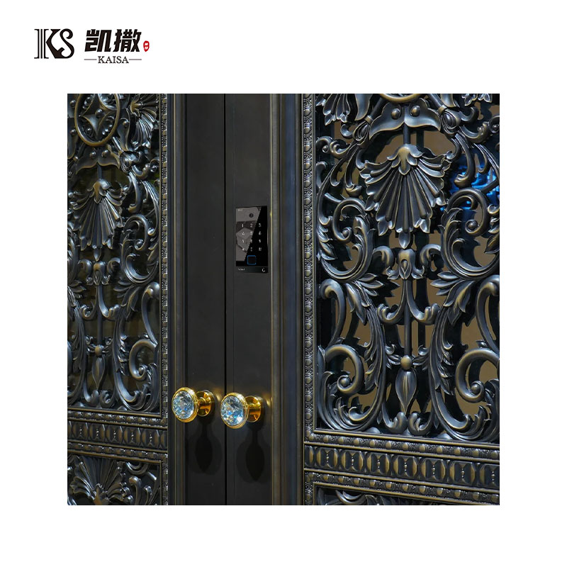 Arch Style Aluminum Door with Side Windows Thermal Break, Fireproof, Soundproof, Waterproof French Style European