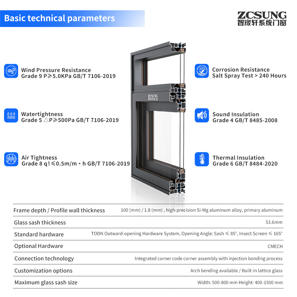 Manufacturer Custom Size Casement Entry Aluminium Doors with Tempered Glass Panel Soundproof Waterproof Design For Modern Patio